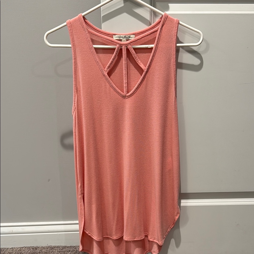 Pink Sleeveless Top